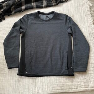 REI Trail Pursuit Crewneck Shirt Mens Medium Gray Pockets